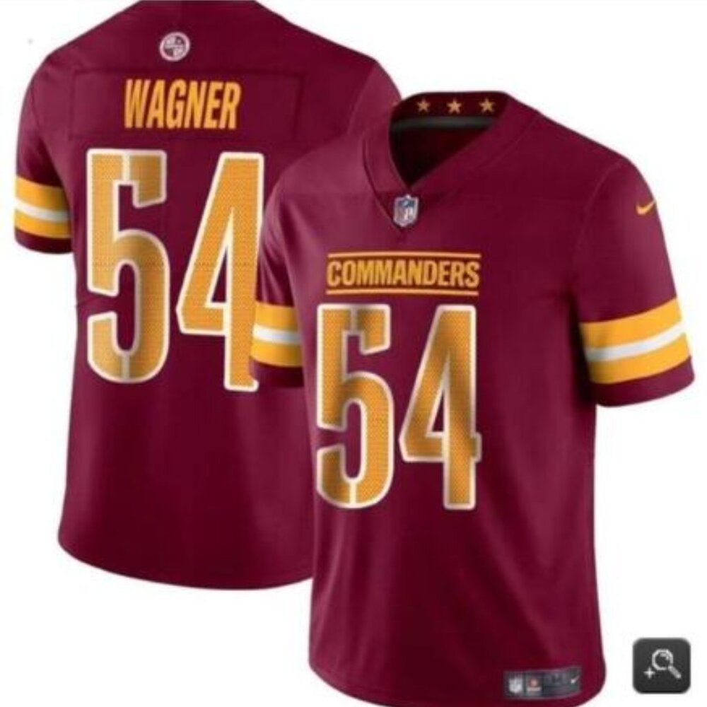 #54 Bobby Wagner Burgundy Vapor Limited Stitched Jersey